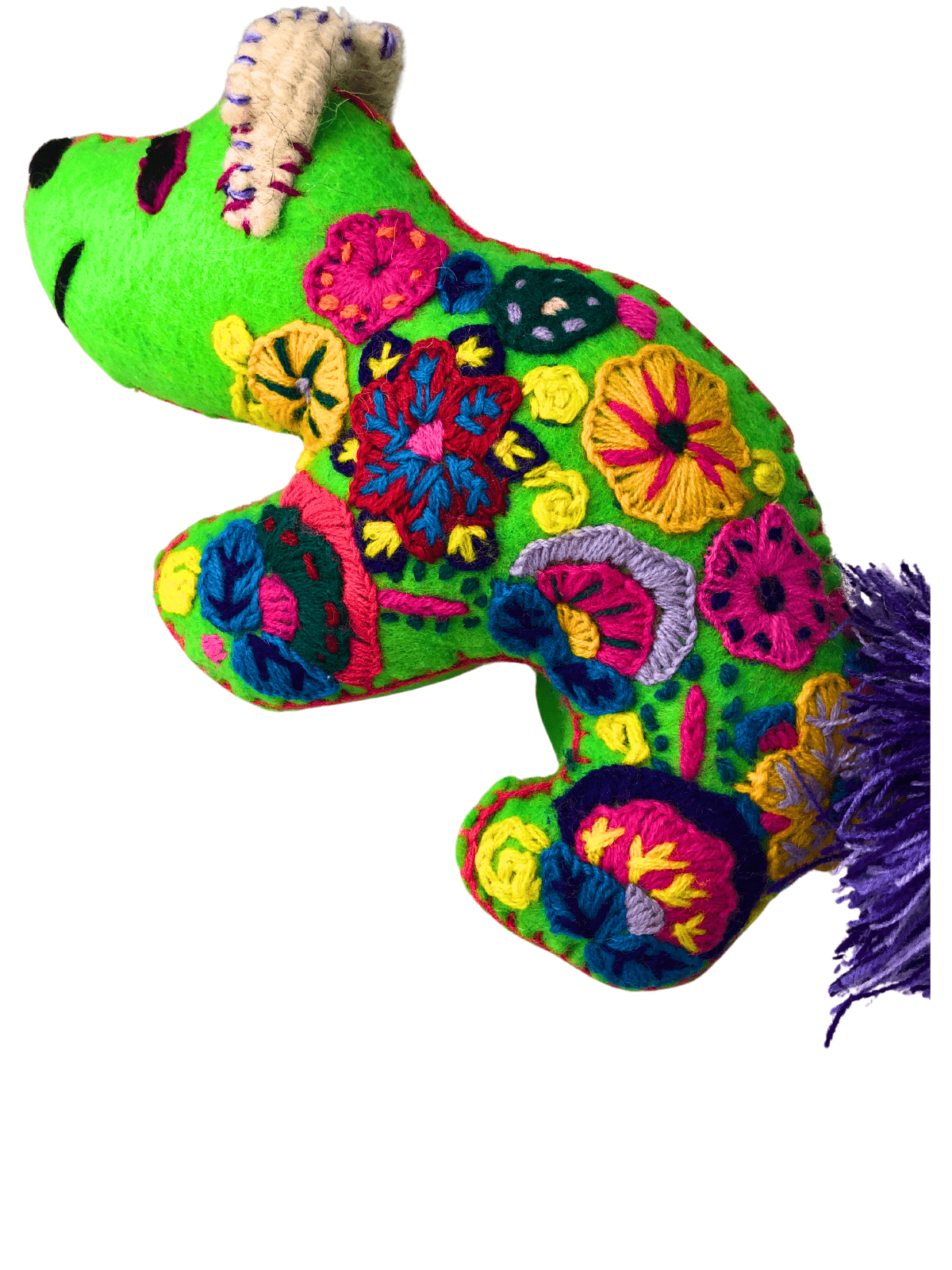 Otomi Hand Embroidered "Ardilla" - Tenku Designs