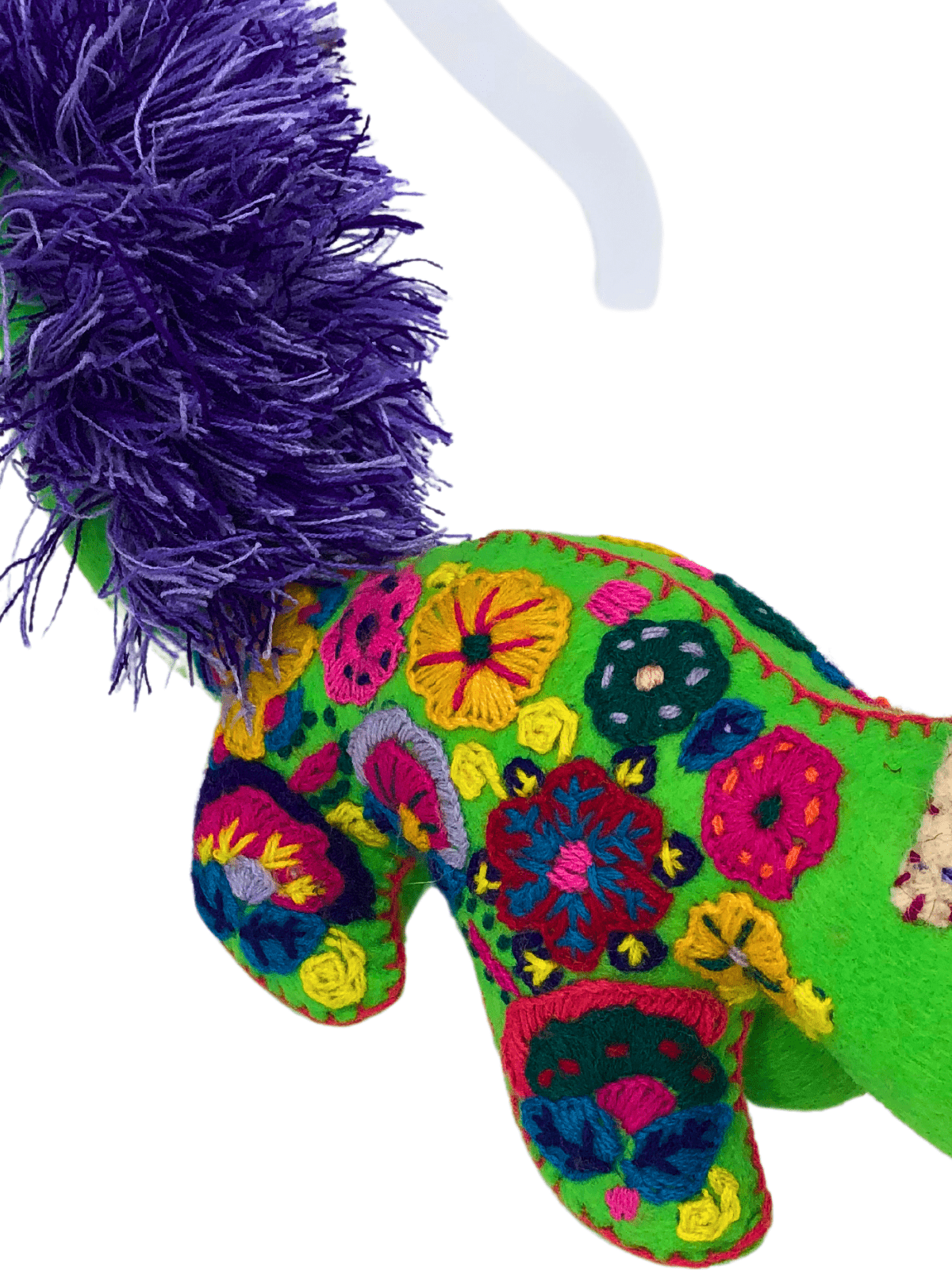 Otomi Hand Embroidered "Ardilla" - Tenku Designs