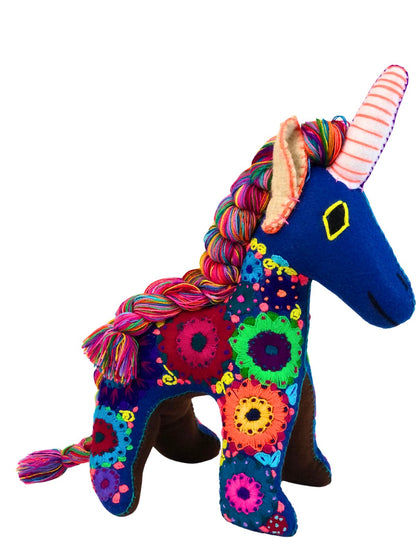 Otomi Hand Embroidered "Caballito" - Tenku Designs