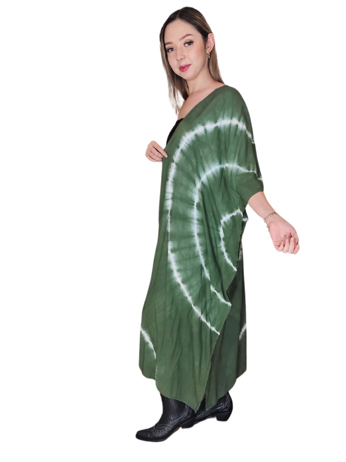 Oversized BOHO Cardigans Dusty Green - Tenku Designs