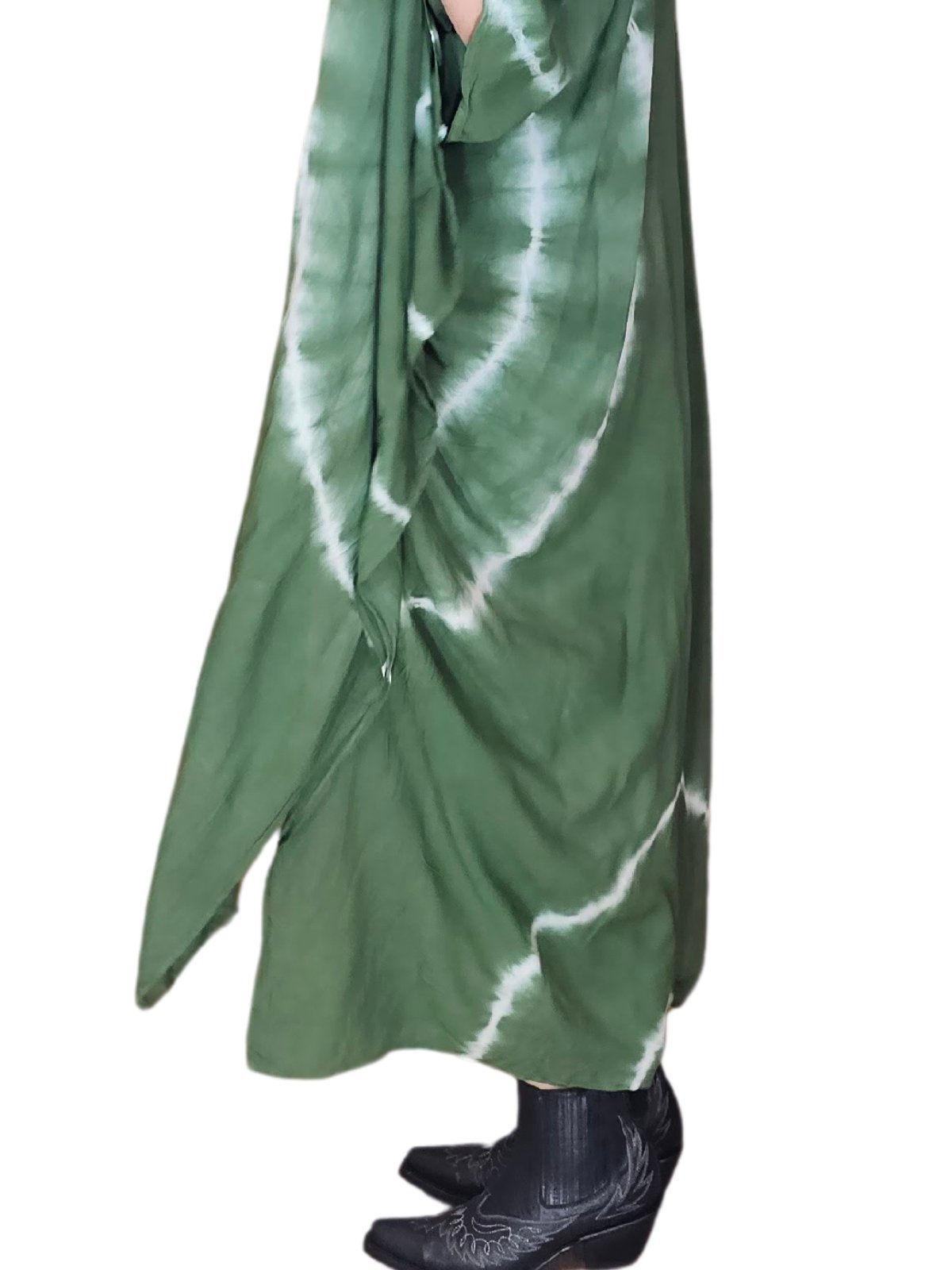 Oversized BOHO Cardigans Dusty Green - Tenku Designs