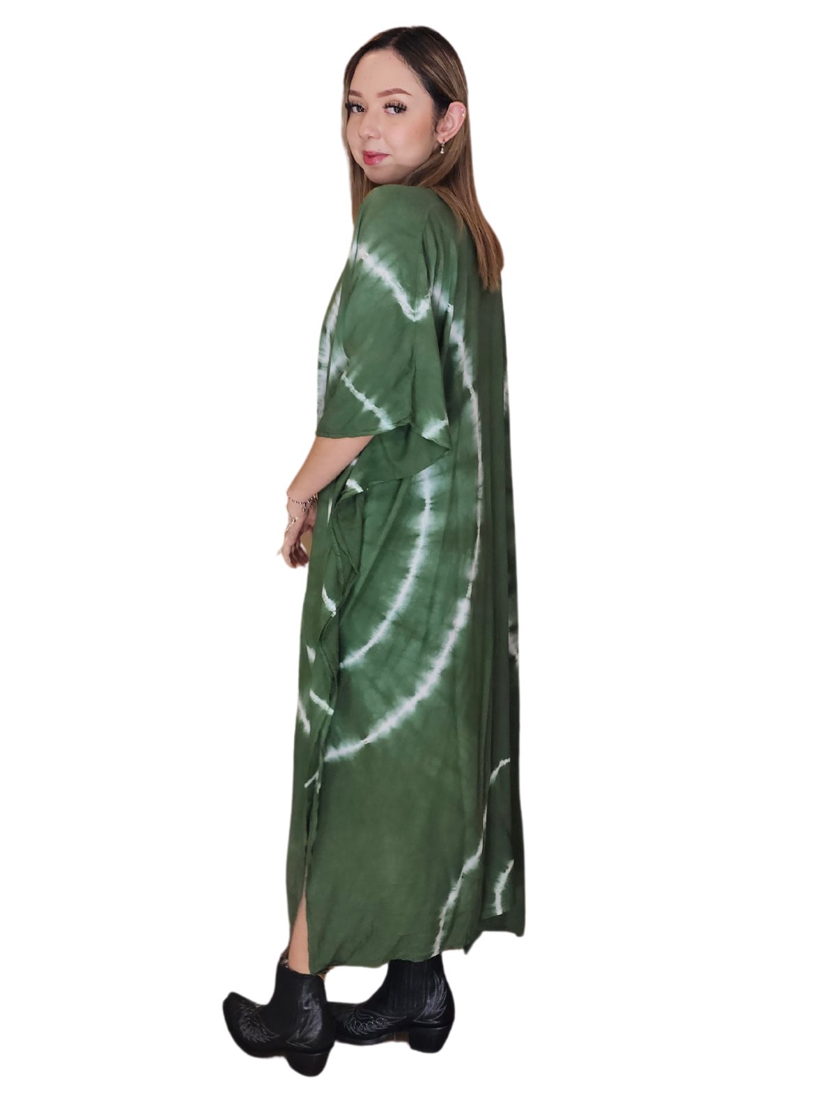 Oversized BOHO Cardigans Dusty Green - Tenku Designs